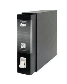 Registratore DOX 2 nero dorso 8cm f.to protocollo Esselte