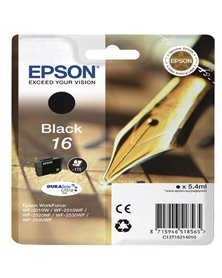 CARTUCCIA A PIGMENTI NERO EPSON DURABRITE ULTRA SERIE 16/PENNA E CRUCIVERBA