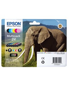 MULTIPACK 6-COLORS 24 CLARIA PHOTO HD INK
