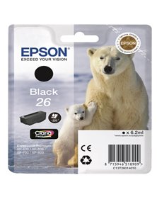 CARTUCCIA NERO EPSON CLARIA PREMIUM SERIE 26/ORSO POLARE IN BLISTER RS