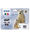 MULTIPACK 26XL N.4 CARTUCCE SERIE 26XL/ORSO POLARE NERO CIANO MAGENTA GIALLO