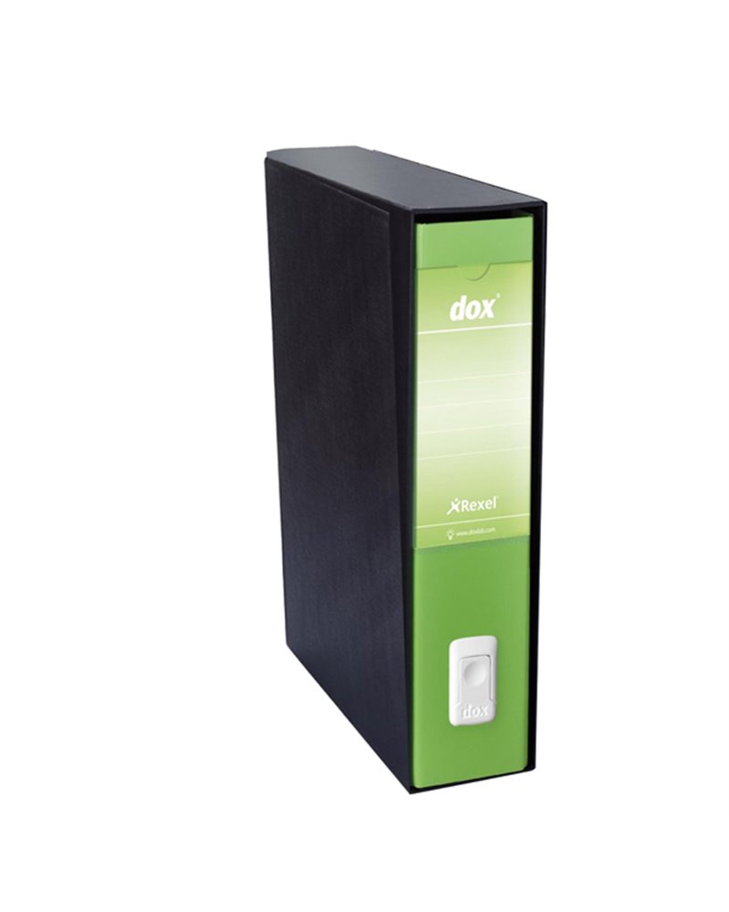 Registratore Dox 4 verde dorso 5cm f.to commerciale Esselte Registratore Dox 4 verde dorso 5cm f.to commerciale Esselte