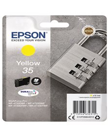 CARTUCCIA INCHIOSTRO GIALLO SERIE 35 LUCCHETTO T3584