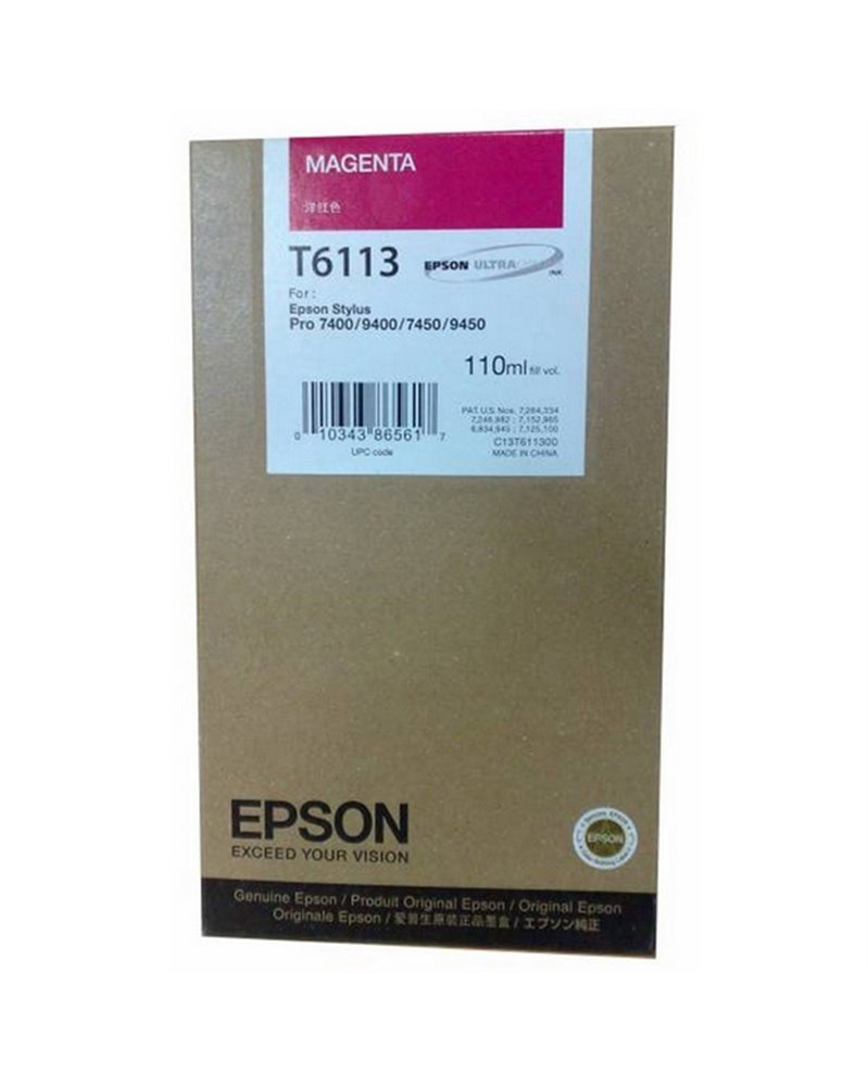 TANICA INCHIOSTRO A PIGMENTI MAGENTA EPSON ULTRACHROME (110ML)