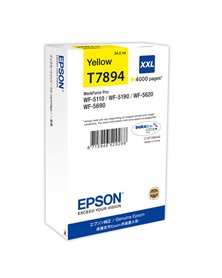 TANICA INCHIOSTRO A PIGMENTI GIALLO EPSON DURABRITE ULTRA SERIE T789 XXL