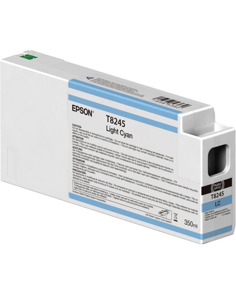 TANICA INCHIOSTRO LIGHT CIANO 350 ML X PLOTTER EPSON SURECOLOR SERIES