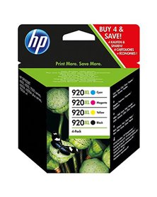 COMBO PACK 4 CARTUCCE INK OFFICEJET HP 920XL -NERO GIANO MAG GIALLO