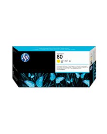 TESTINA DI STAMPA E DISPOSITIVO DI PULIZIA PER TESTINA DI STAMPA HP N.80 GIALLO