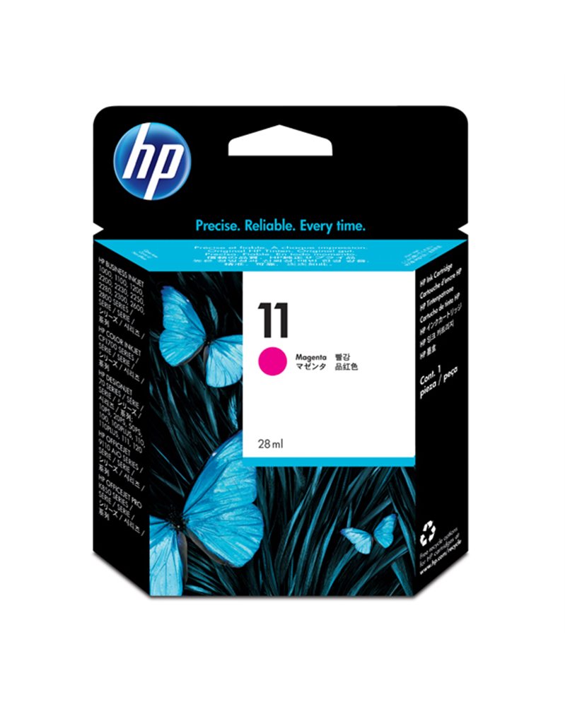 CARTUCCIA A GETTO D'INCHIOSTRO HP N.11 MAGENTA 28ML