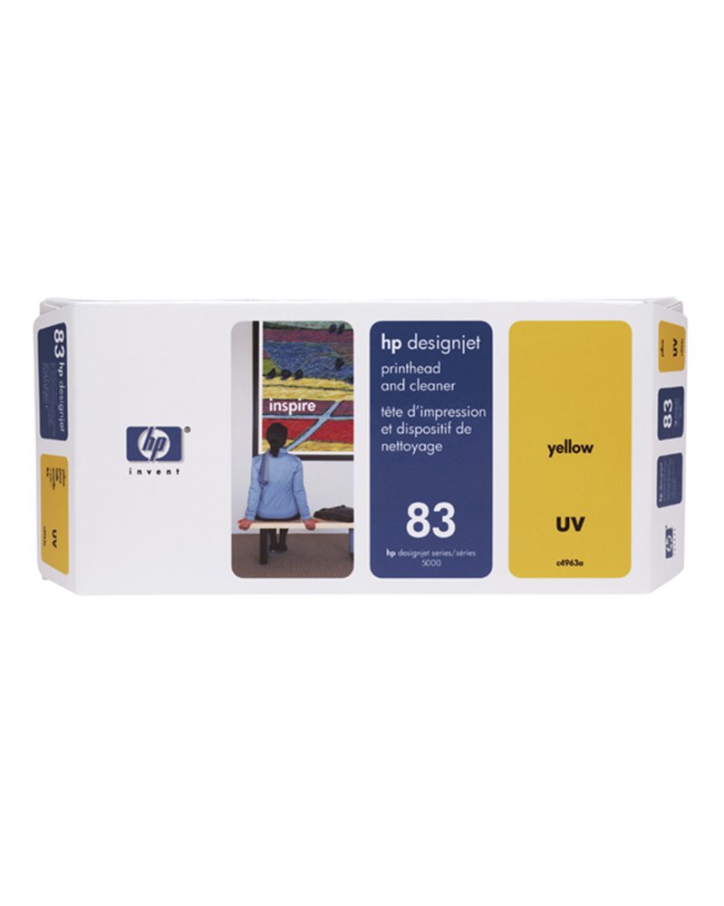 TESTINA DI STAMPA UV E DISPOSITIVO DI PULIZIA PER TESTINA HP N.83 GIALLO TESTINA DI STAMPA UV E DISPOSITIVO DI PULIZIA PER TESTINA HP N.83 GIALLO
