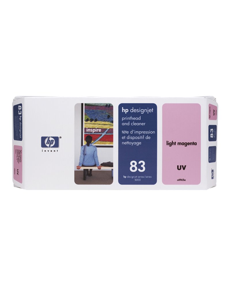 TESTINA DI STAMPA UV E DISPOSITIVO DI PULIZIA PER TESTINA HP N.83 MAGENTA CHIARO TESTINA DI STAMPA UV E DISPOSITIVO DI PULIZIA PER TESTINA HP N.83 MAGENTA CHIARO