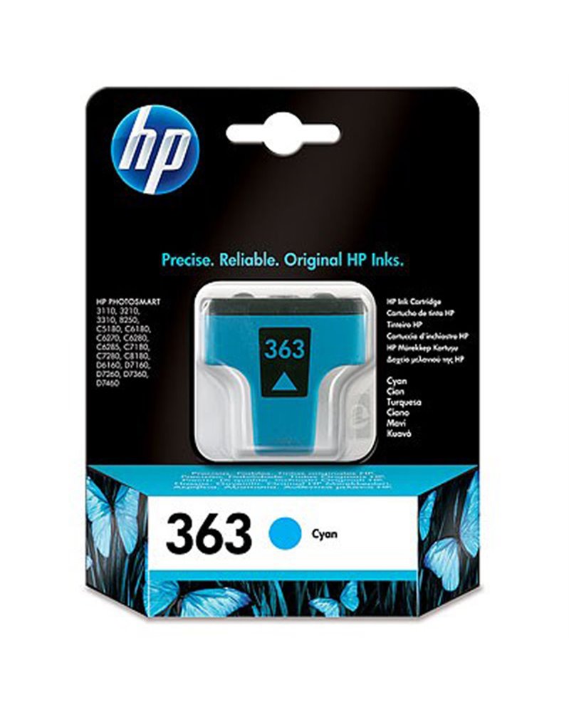 CARTUCCIA GETTO D'INCHIOSTRO HP 363 CIANO CARTUCCIA GETTO D'INCHIOSTRO HP 363 CIANO