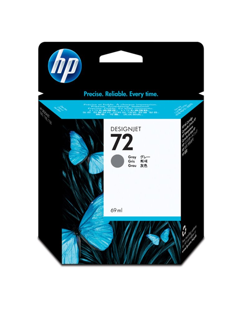 CARTUCCIA D'INCHIOSTRO HP 72 GRIGIO, DA 69 ML CON INCHIOSTRO HP VIVERA