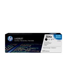 SCATOLA 2 CARTUCCE NERO HP COLOR LASERJET CC530A