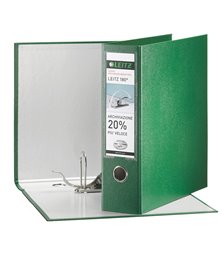 Registratore LEITZ 180Â° G63 verde dorso 8cm f.to commerciale LEITZ