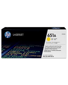 HP 651A TONER CARTRIDGE GIALLO