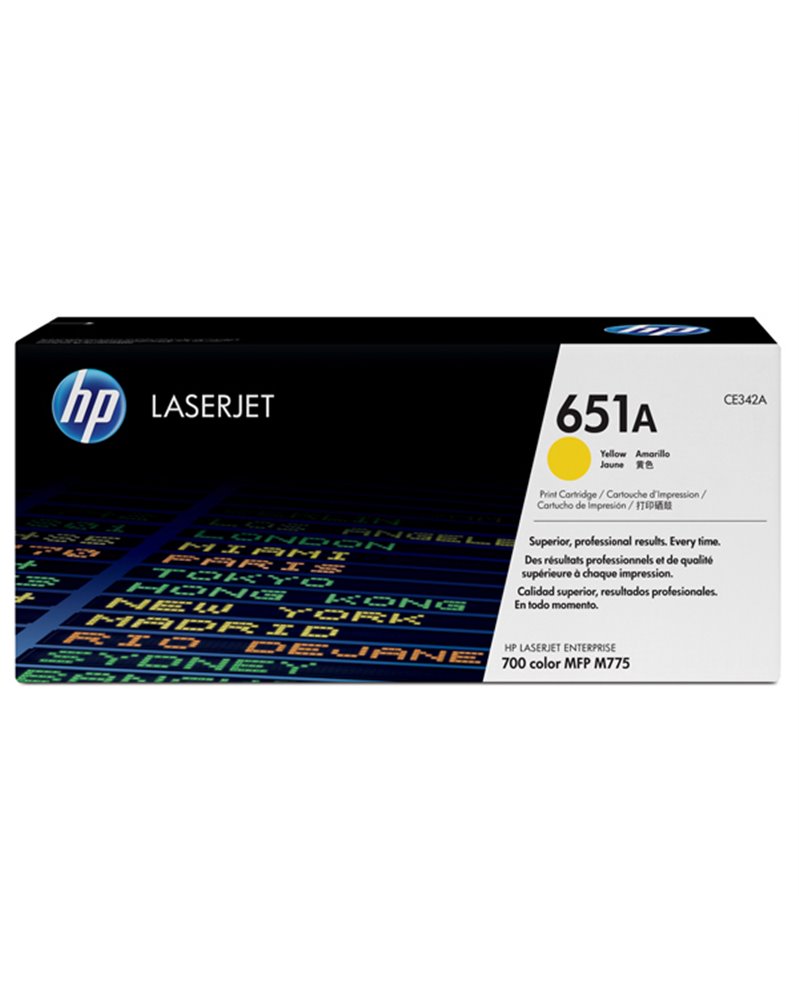 HP 651A TONER CARTRIDGE GIALLO