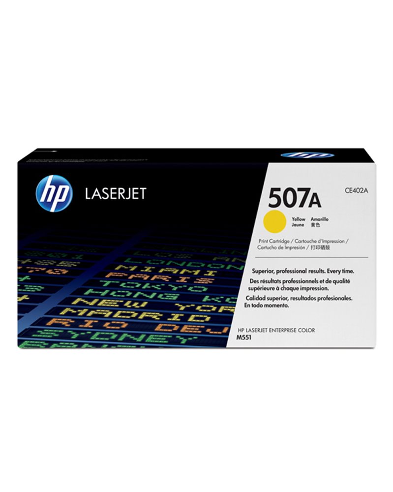 TONER GIALLO HP 507A LASERJET ENTERPRISE 500 COLOR M551N