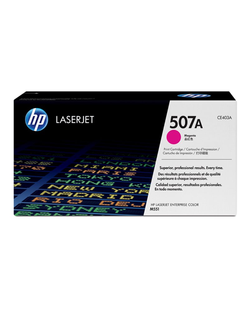 TONER MAGENTA HP 507A LASERJET ENTERPRISE 500 COLOR M551N