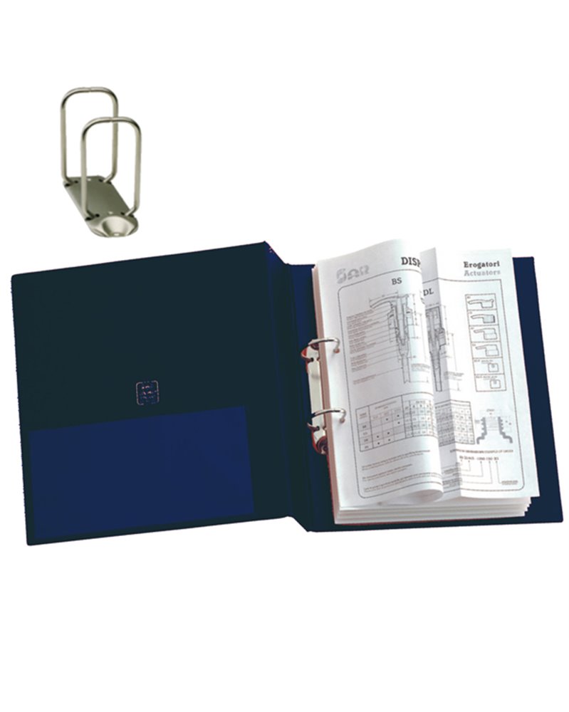 Raccoglitore STELVIO 65 A4 2Q blu 22x30cm SEI ROTA