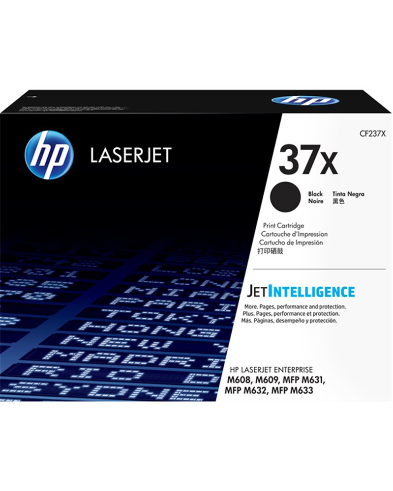 TONER NERO HP 37X LASERJET ENTERPRISE SERIE M631-M632-M608-M609