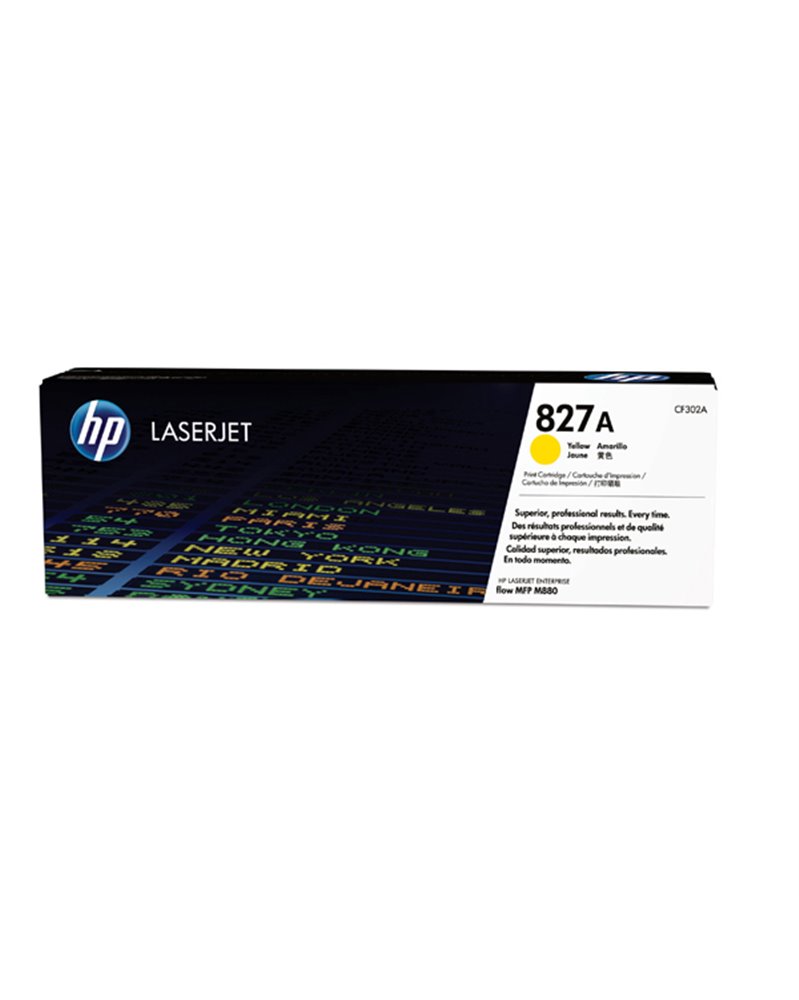 HP 827A TONER CARTRIDGE GIALLO LASER JET