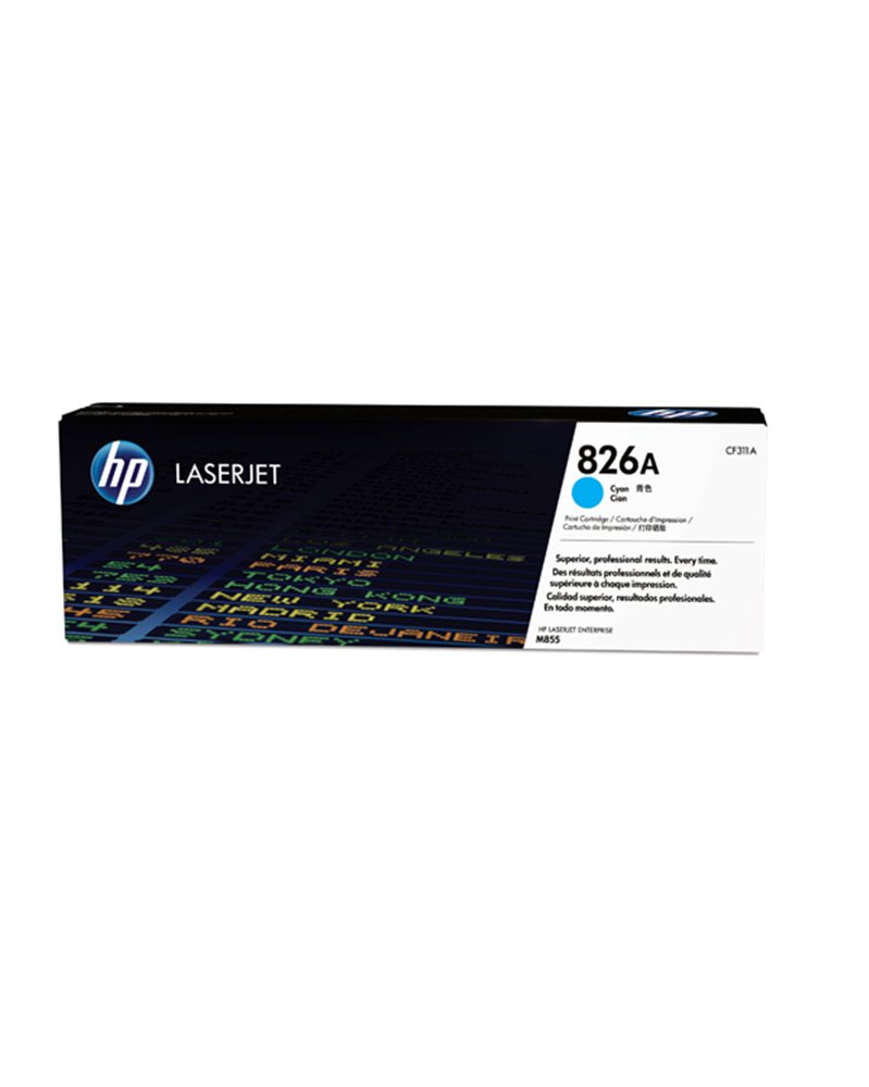 HP 826A TONER CARTRIDGE CIANO LASER JET