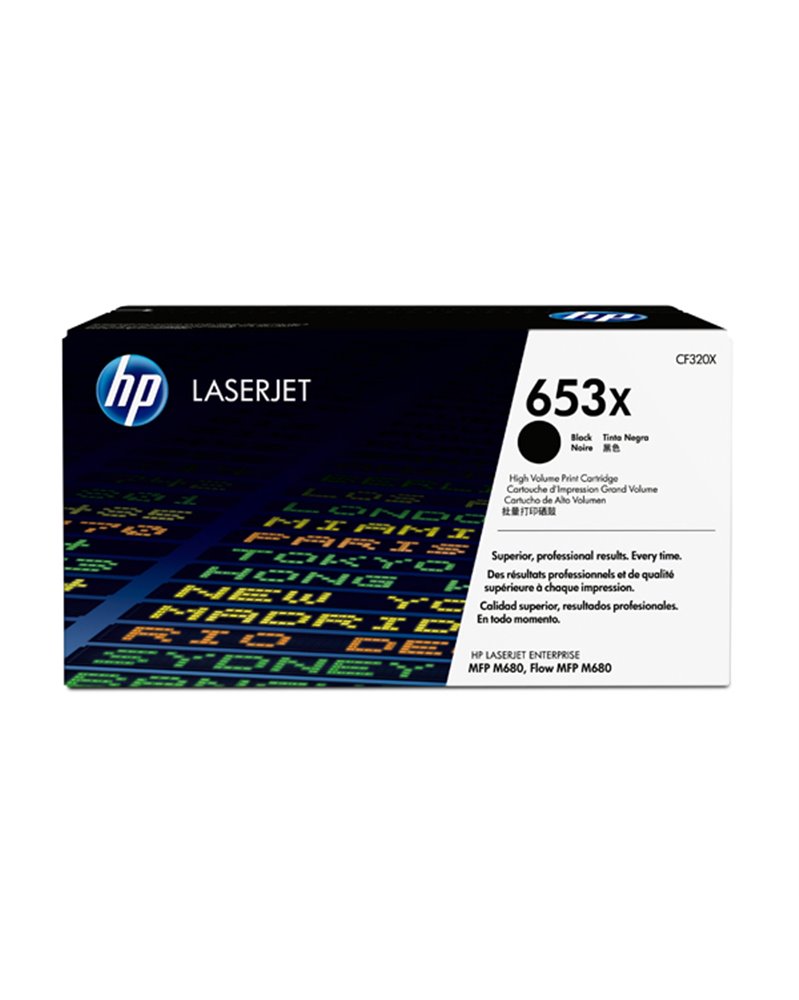 HP 653X TONER CARTRIDGE NERO LASER JET ALTA CAPACITA