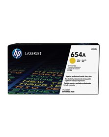 HP 654A TONER CARTRIDGE GIALLO LASER JET