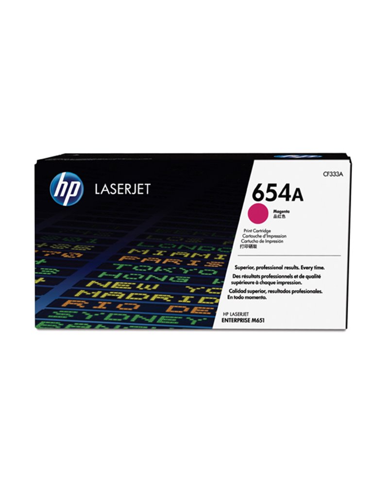 HP 654A TONER CARTRIDGE MAGENTA LASER JET