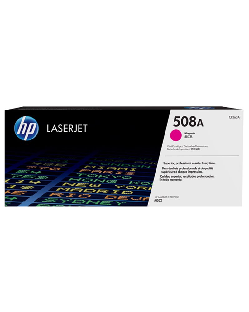 HP 508A TONER CARTRIDGE MAGENTA LASER JET SERIE M552/M553