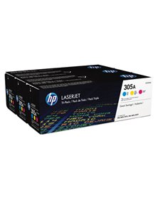 SCATOLA MULTIPACK 3 TONER COLORI CIANO/MAG/GIALLO HP LASERJET NR.305