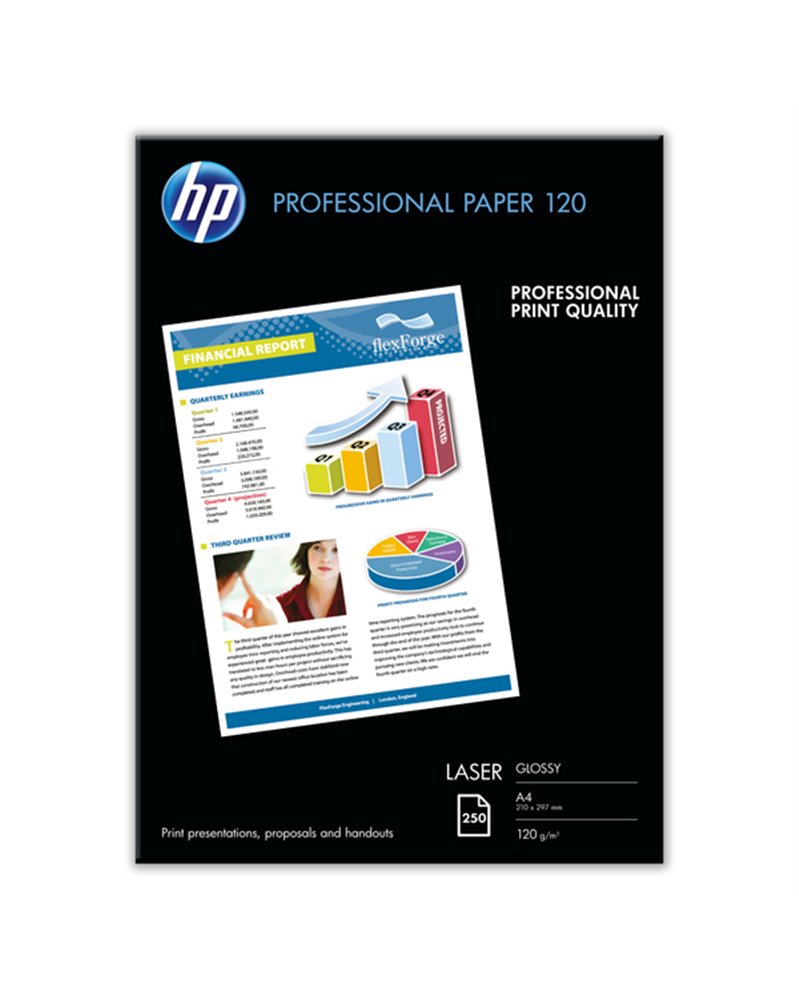 RISMA 250 FG HP PROFESSIONALE GLOSSY PAPER 120g/ m2 A4 LASER