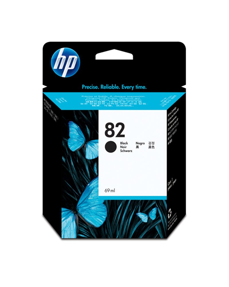 CARTUCCIA A GETTO D'INCHIOSTRO HP N.82 NERO 69ml