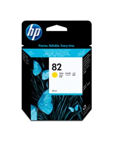 CARTUCCIA A GETTO D'INCHIOSTRO HP N.82 GIALLO 28ml