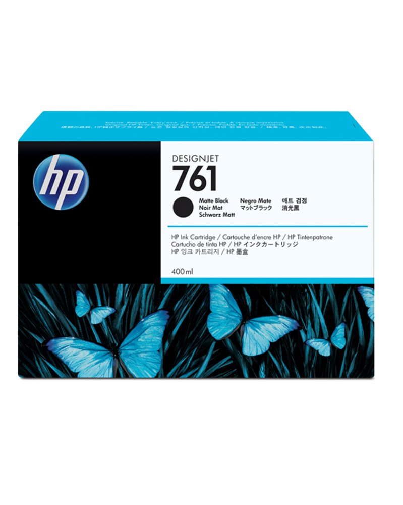 CARTUCCIA NERO OPACO DESIGNJET HP 761 DESIGJET T7100 400ML