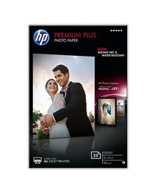 RISMA 25 FG CARTA HP PREMIUM PLUS GLOSSY PHOTO PAPER 25 SHTS 10X15