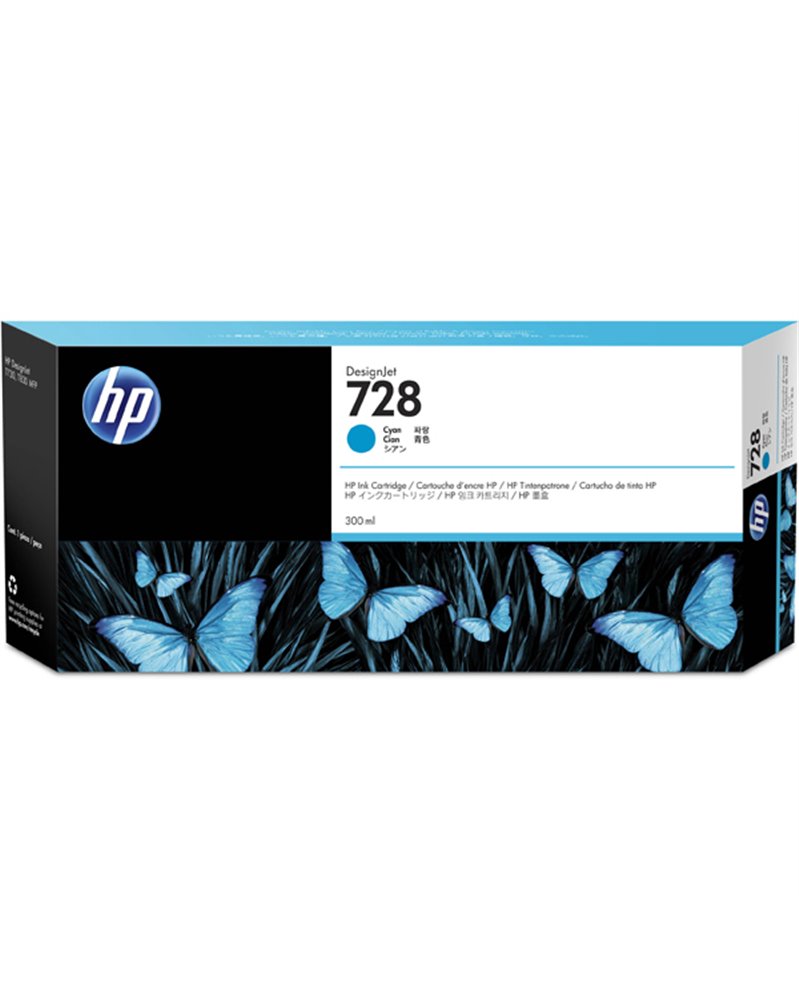 HP728 300-ml CIANO INK CART