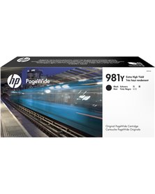 HP 981Y INK CARTRIDGE PAGEWIDE NERO 20.000PAG