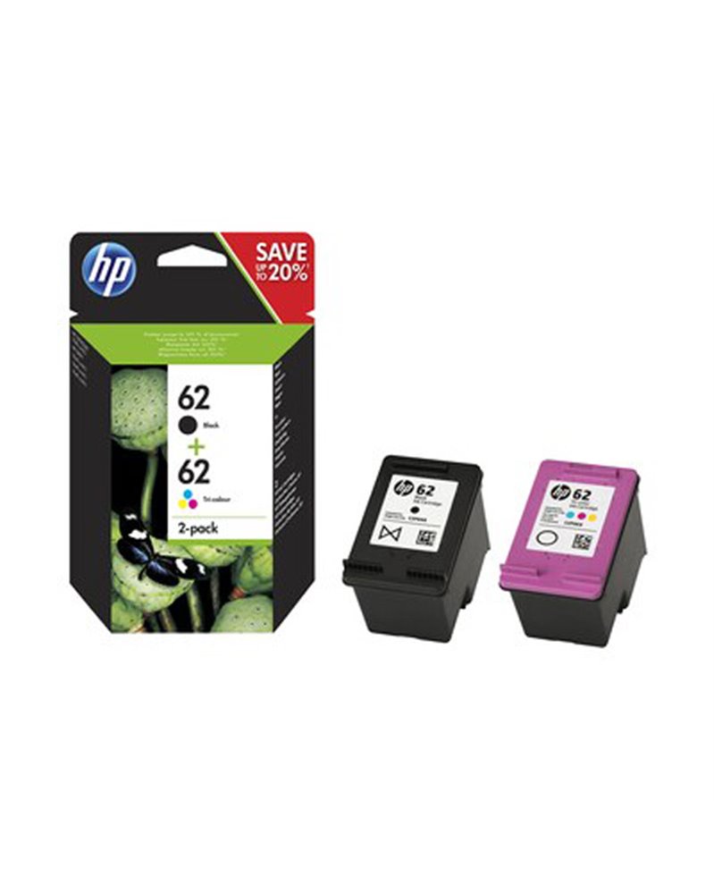 HP 62 INK CARTRIDGE COMBO 2-Pack nero+colore