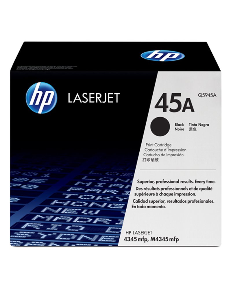 CARTUCCIA DI STAMPA SMART HP PER STAMPANTI HP LASERJET 4345 MFP NERO 18000PG. CARTUCCIA DI STAMPA SMART HP PER STAMPANTI HP LASERJET 4345 MFP NERO 18000PG.