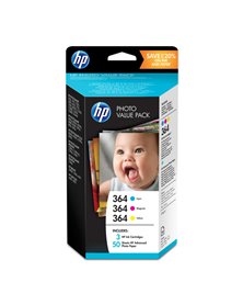 HP 364 SERIES PHOTOSMART PHOTO VALUE PACK 50 SHEETS 10x15 cm