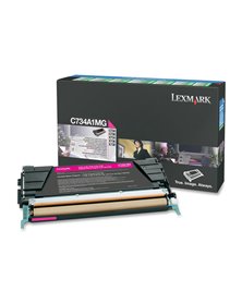 TONER MAGENTA C734, C736, X734, X736, X738, RETURN PROGRAM