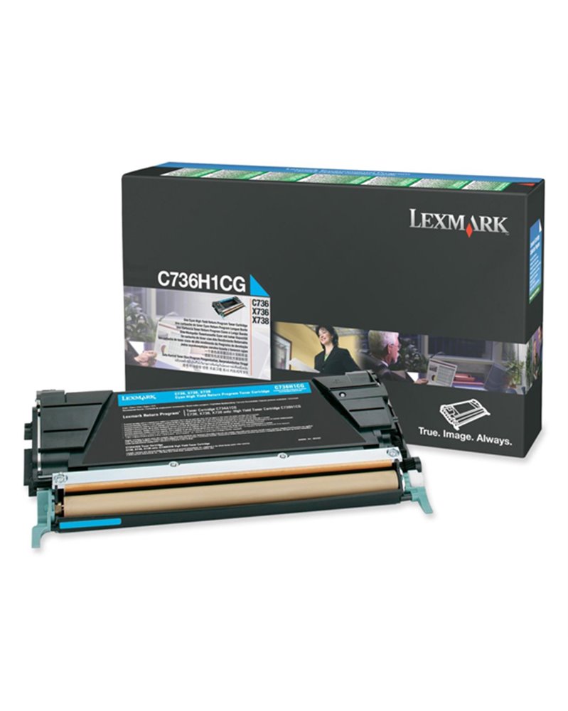 TONER CIANO C736, X736, X738, ALTA CAPACITA' RETURN PROGRAM