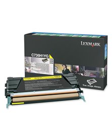 TONER GIALLO C736, X736, X738, ALTA CAPACITA RETURN PROGRAM