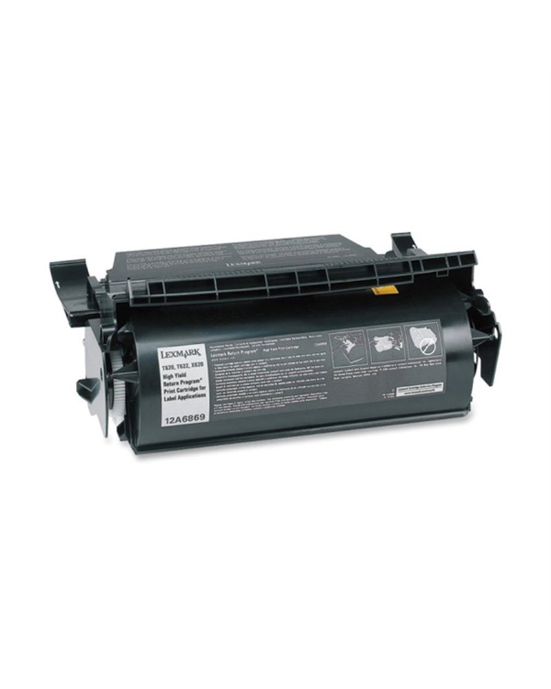 TONER RETURN PROGRAM T620 T622 X620E ALTA RESA PER STAMPA ETICHETTE