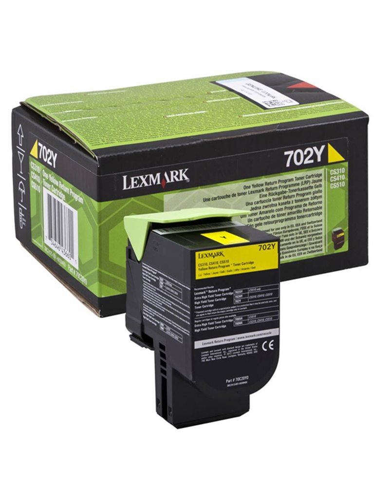 TONER 702Y RETURN PROGRAM GIALLO CAPACITA' STANDARD