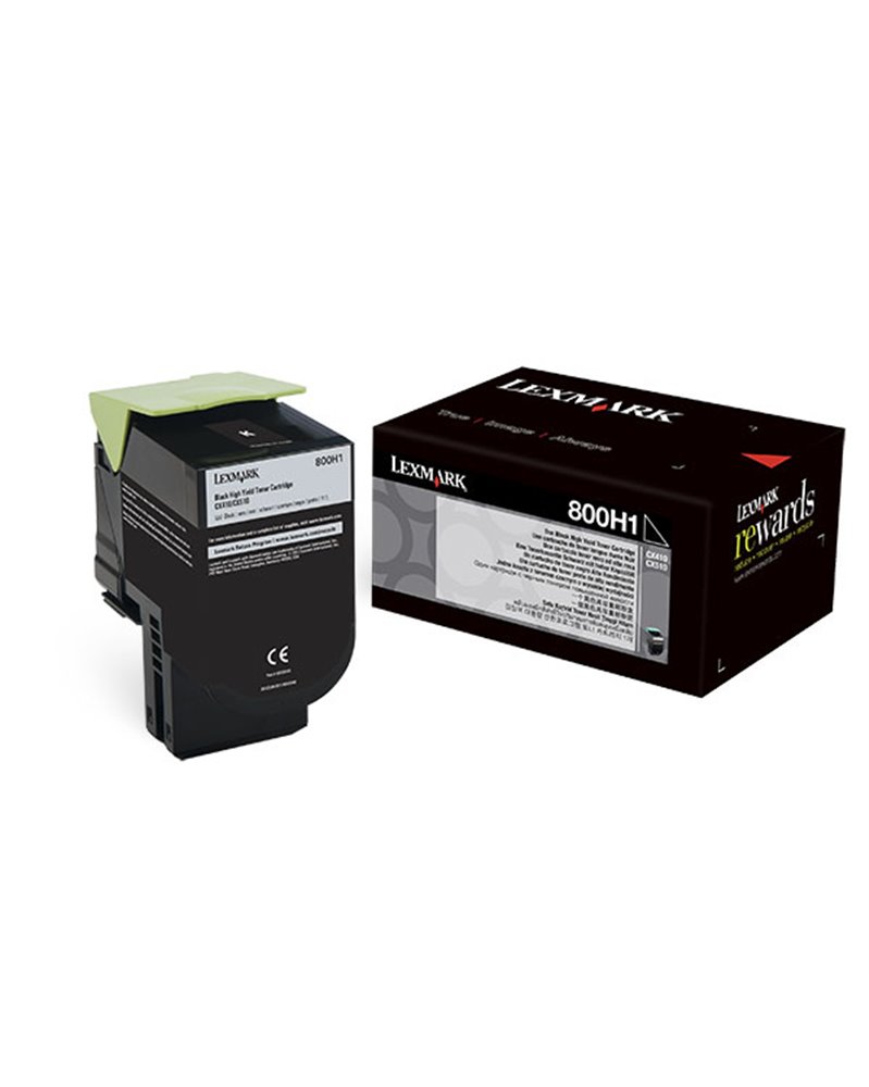 TONER NERO 800H1 ALTA CAPACITA' CX410DE/ CX410DTE e CX410E