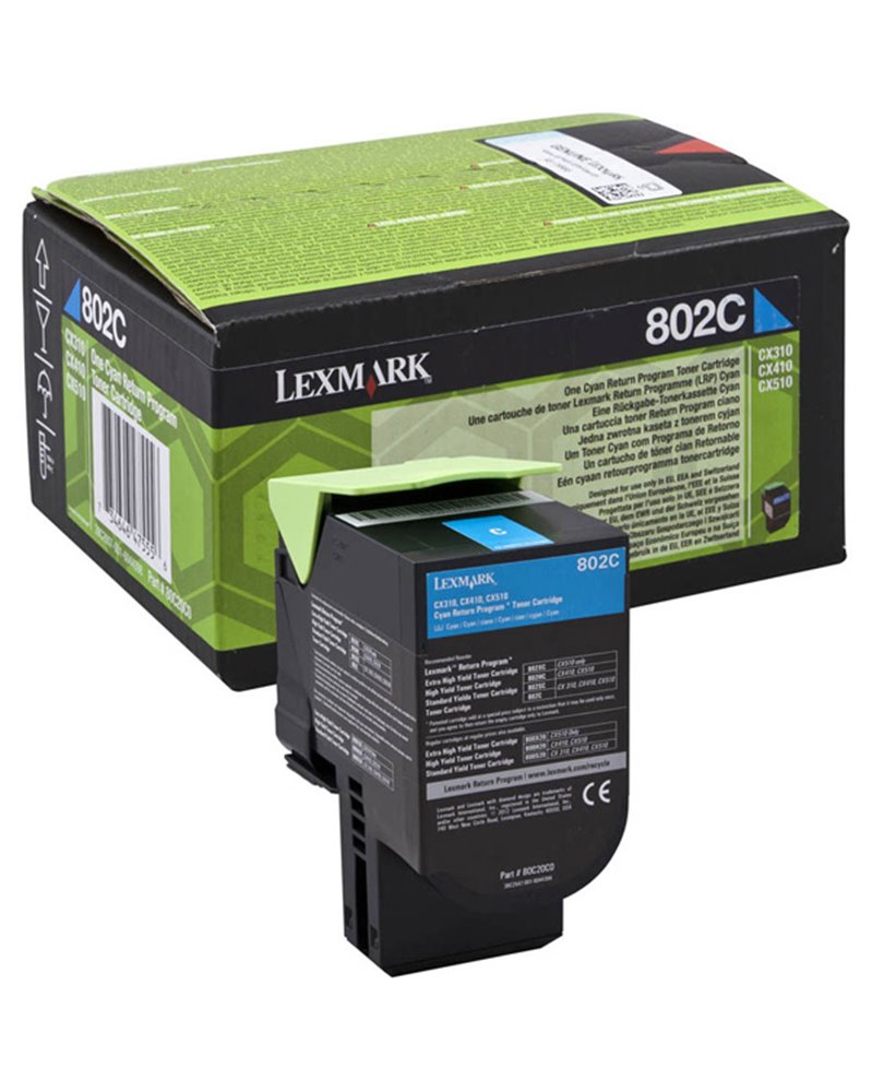 TONER 802C CIANO RETURN PROGRAM