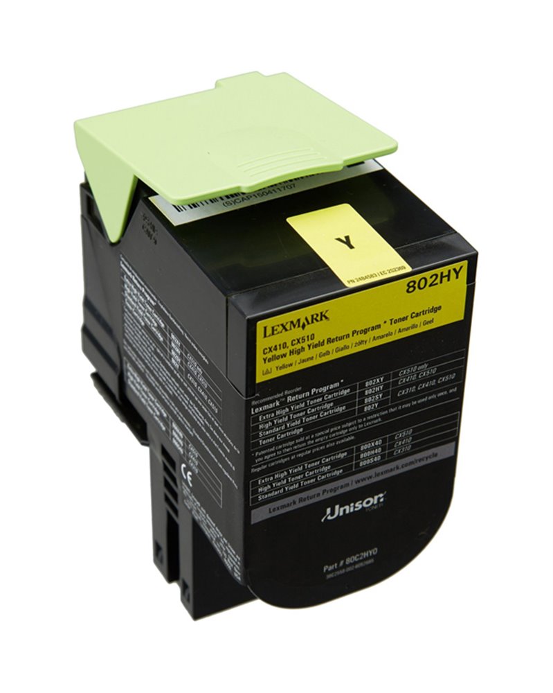 TONER 802HY GIALLO RETURN PROGRAM